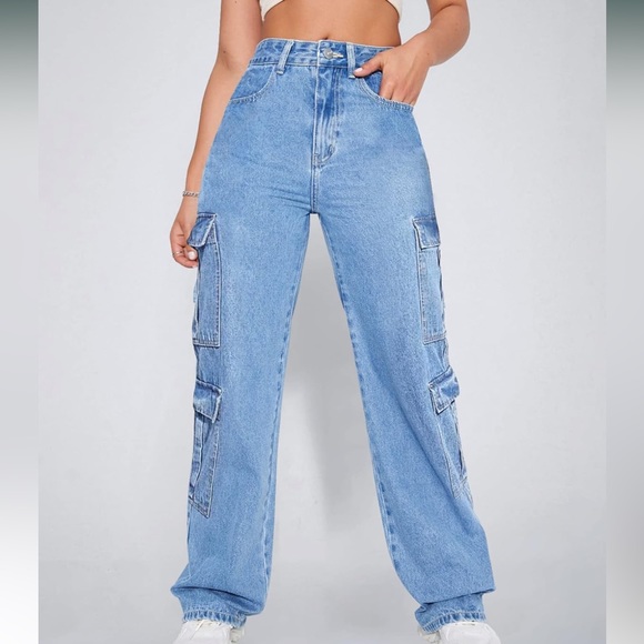 Amazon denim cargo pants - Picture 3 of 7